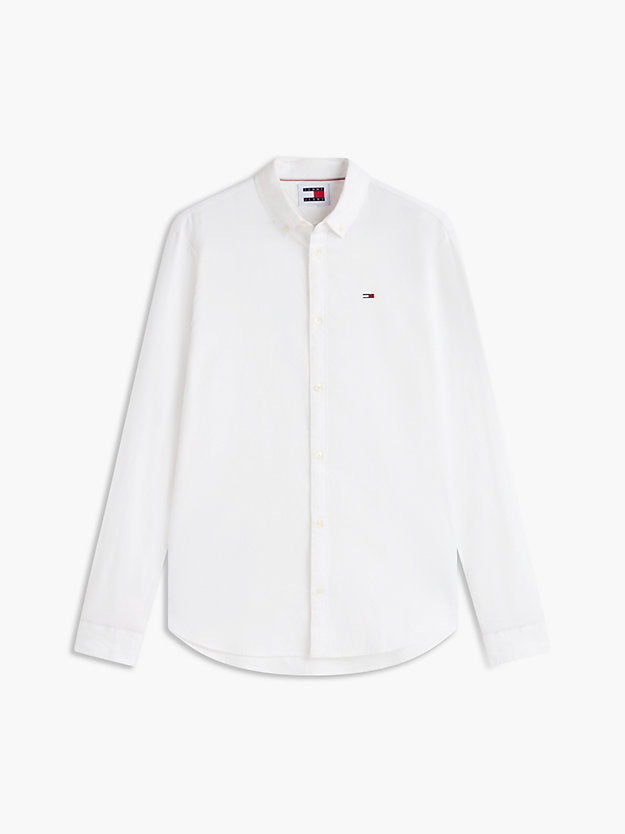 Stretch Oxford Cotton Slim Fit Shirt