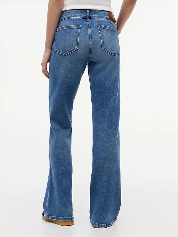 Faded Low Rise Bootcut Jeans