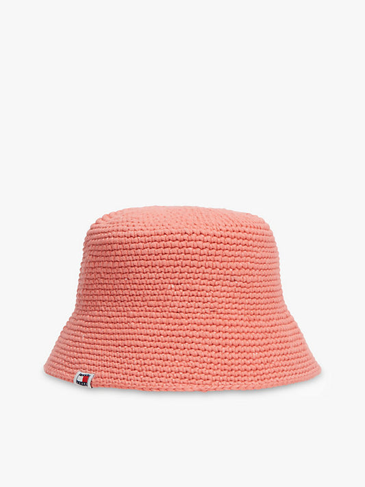 Crochet Logo Embroidery Bucket Hat