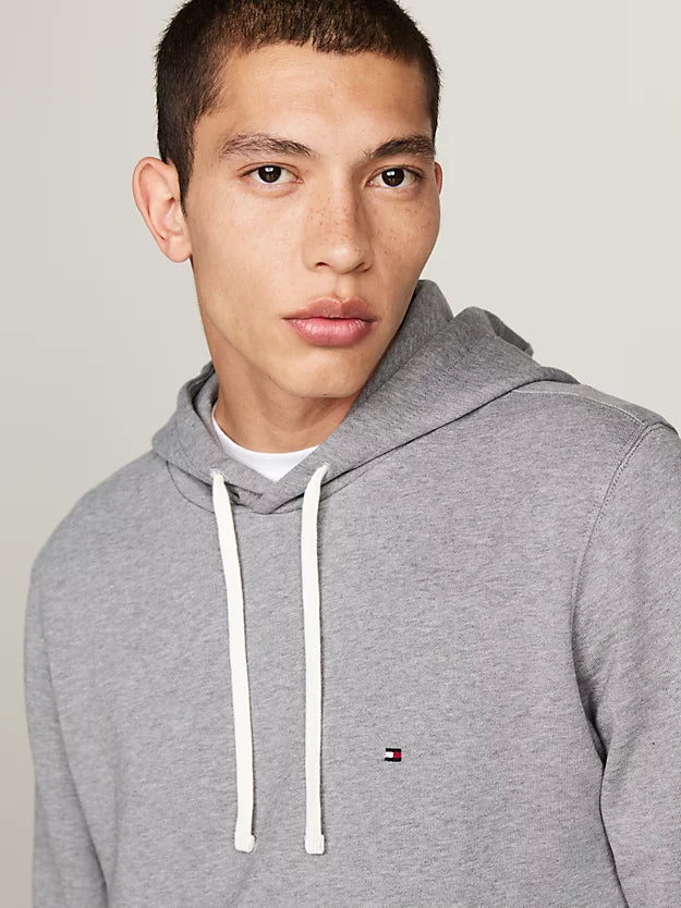 Flag Embroidery Terry Drawstring Hoody