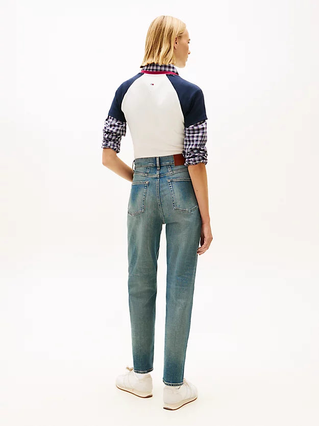 Ultra High Rise Tapered Leg Mom Jeans