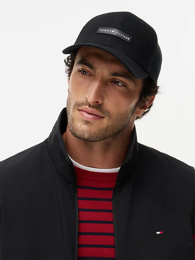 Logo Patch Canvas Baseball Cap