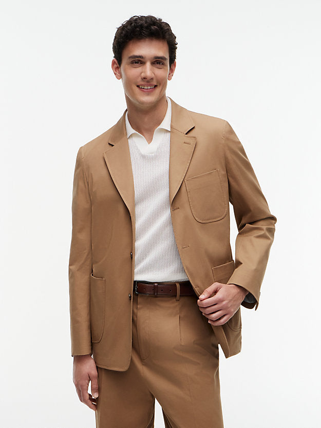Flex Regular Fit Single Breasted Blazer