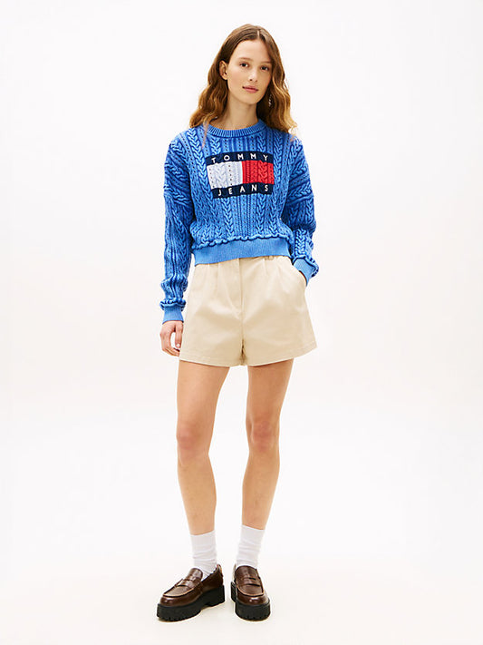 Claire High Rise Wide Leg Pleated Shorts
