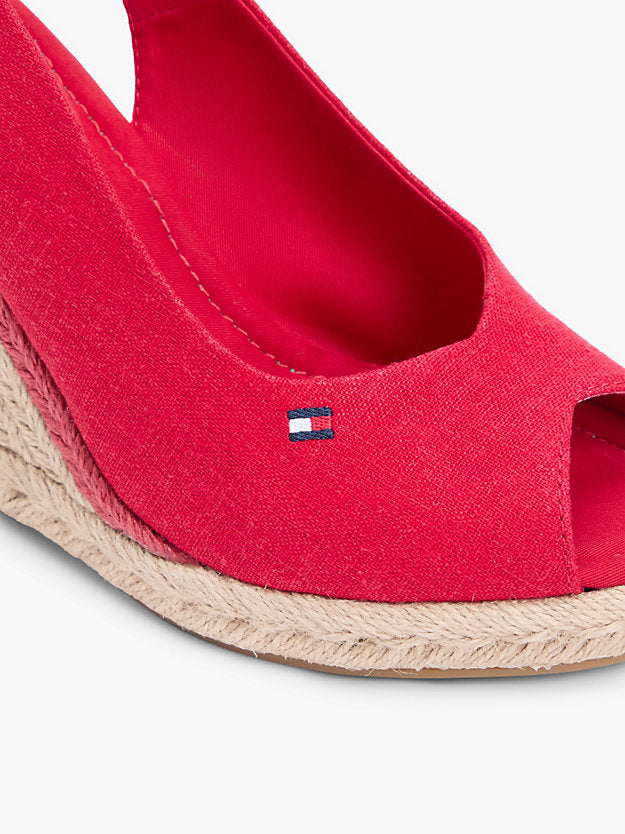 Hemp Slingback Wedge Espadrilles