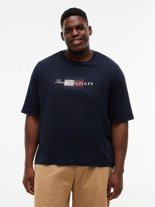 Plus Flag Graphic Jersey T-Shirt