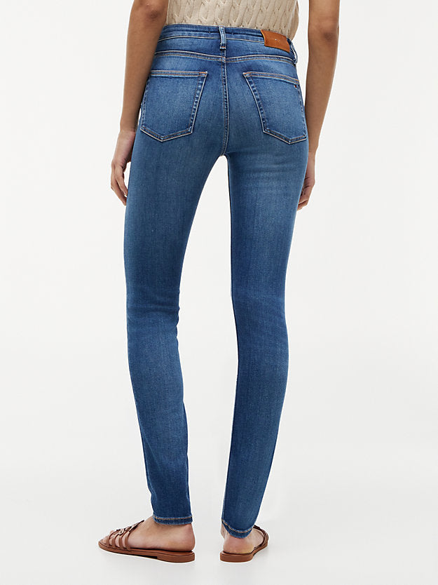 Como Whiskered Mid Rise Skinny Jeans