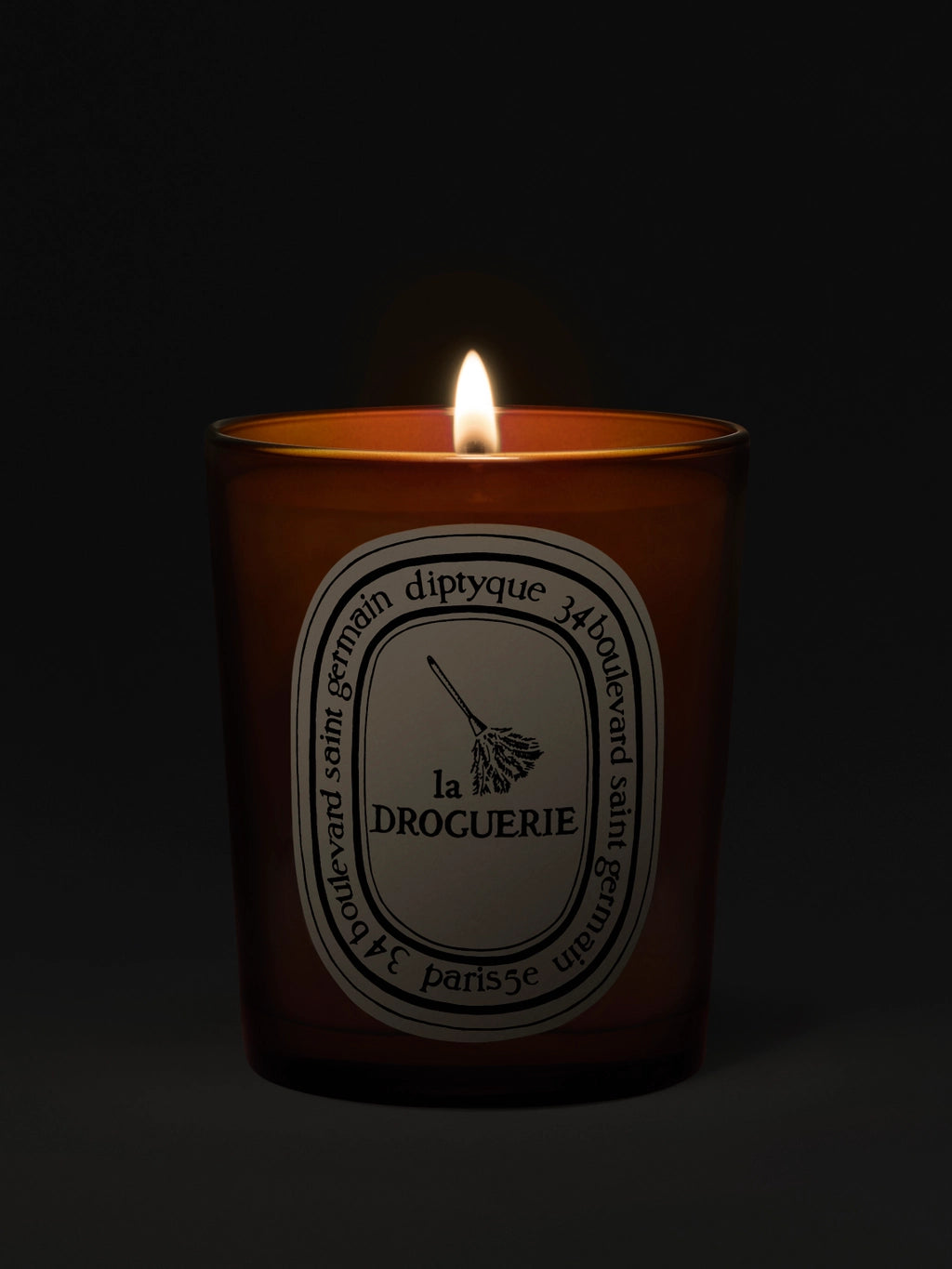 La Droguerie Odor removing candle with basil 190G