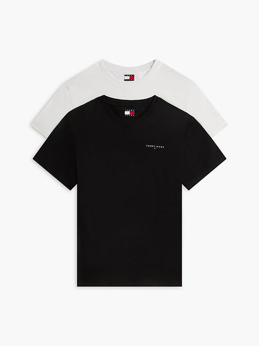 2-Pack Linear Logo Slim Jersey T-Shirts