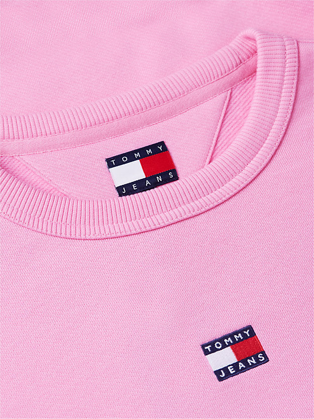 Badge Boxy Fleece Sweatshirt