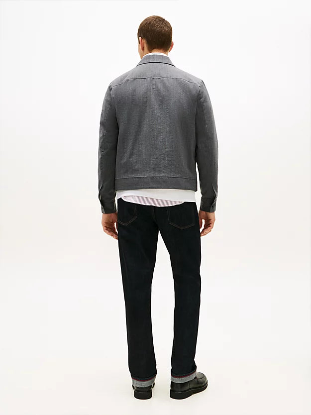 Smart Casual Wool Blend Zip-Thru Jacket
