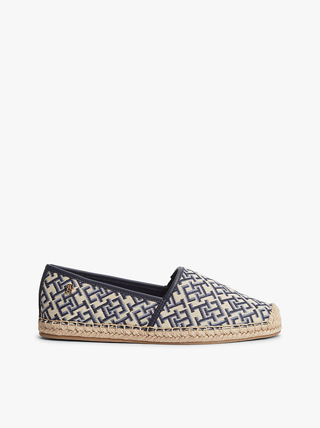 Monogram Plaque Jacquard Espadrilles