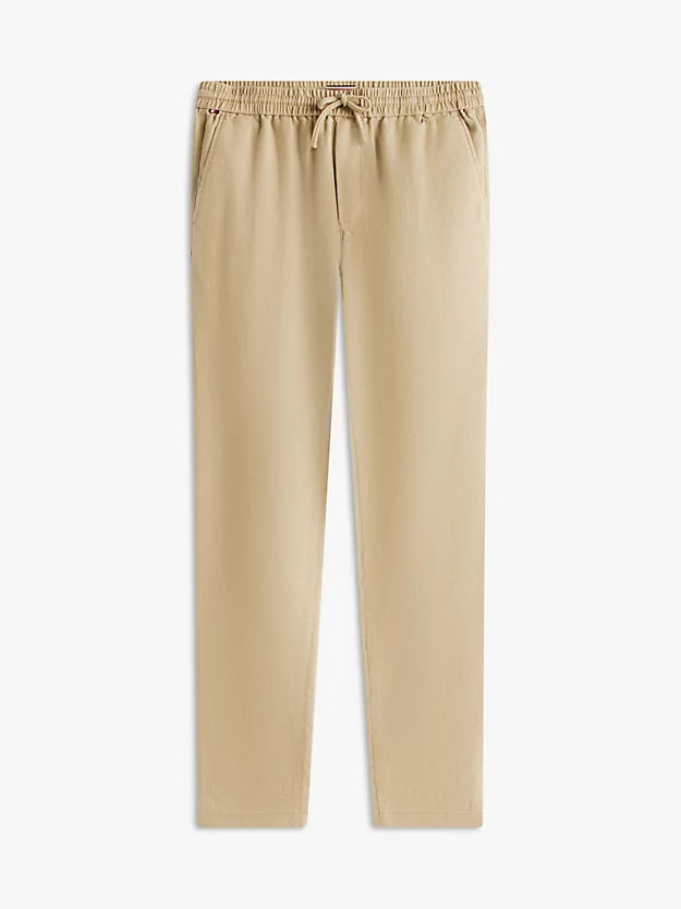 Harlem Tapered Leg Linen Blend Chinos