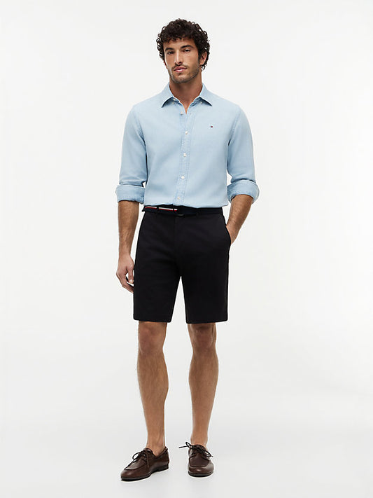 Denton Straight Fit Belted Chino Shorts