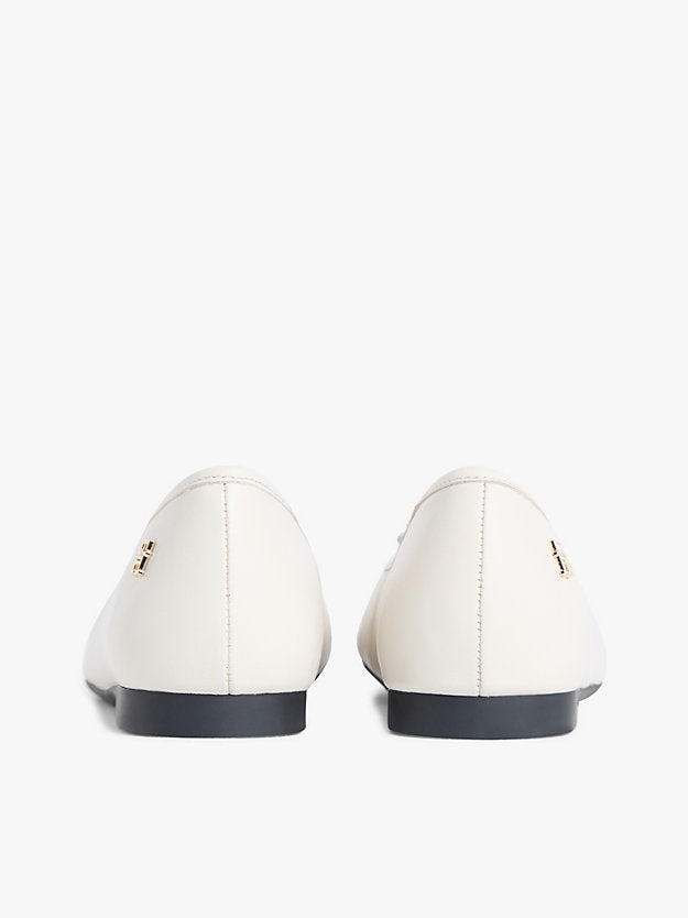 Monogram Leather Ballerinas
