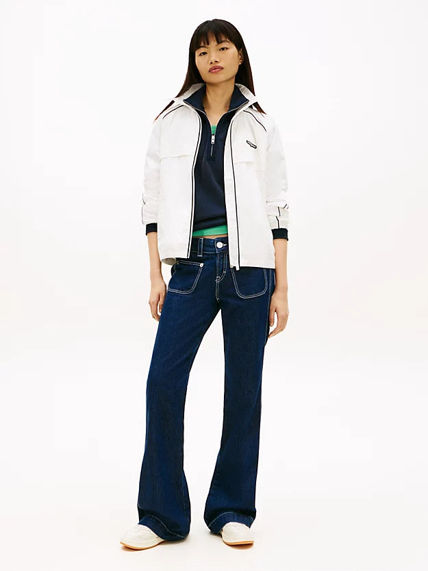 Water Repellent Piping Track Jacket