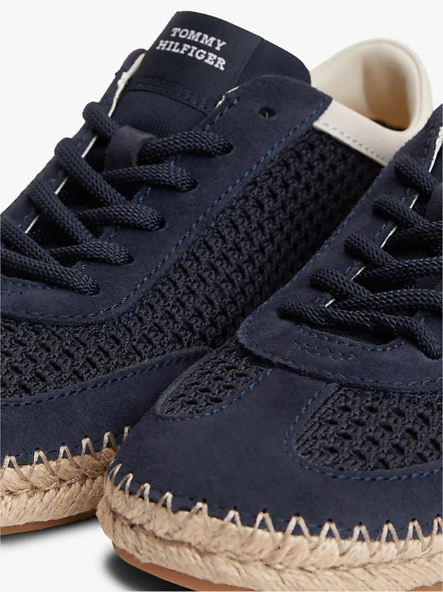 Logo Rope Midsole Knit Trainers