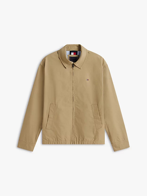 Lightweight Flag Embroidery Zip-Thru Ivy Jacket