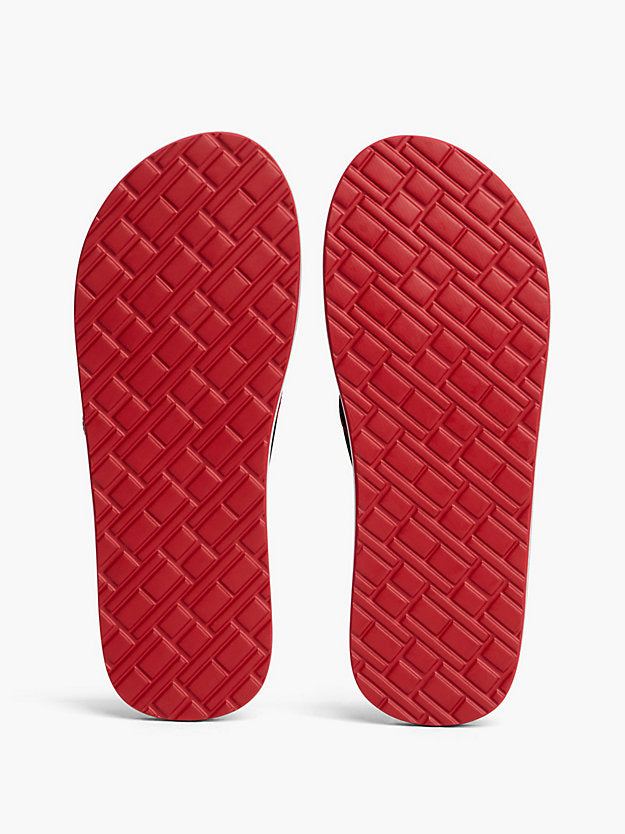 Logo Embroidery Webbing Strap Flip-Flops