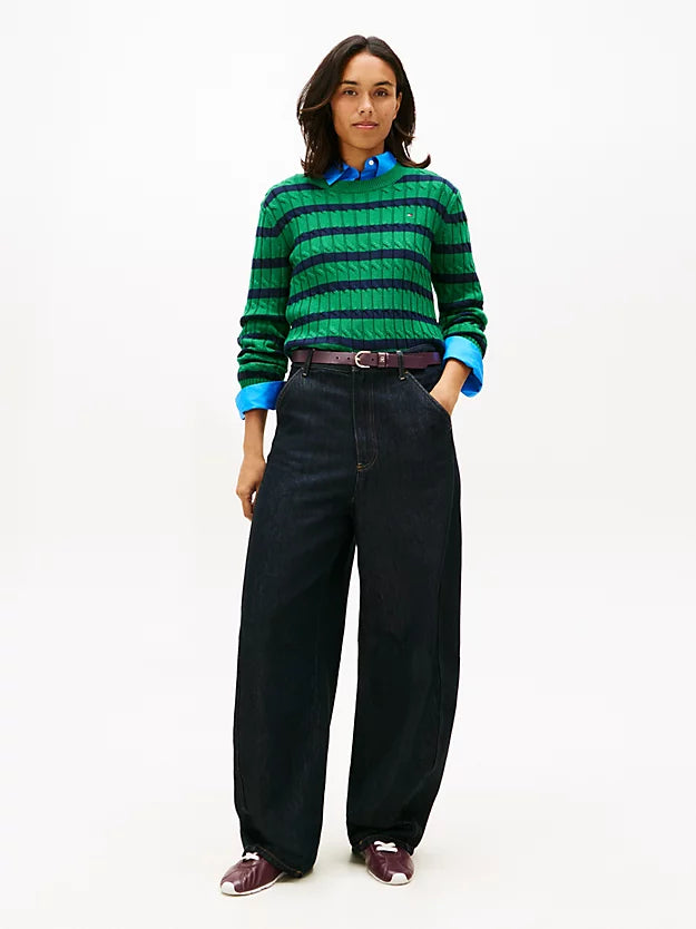 Cable Knit Crew Neck Jumper