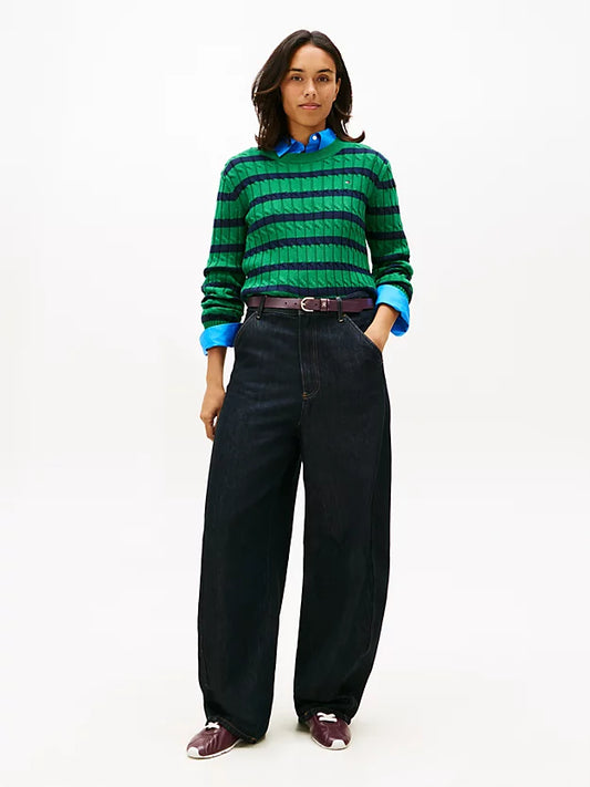 Cable Knit Crew Neck Jumper