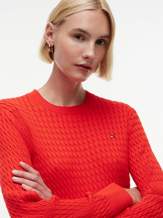 Cable Knit Crew Neck Jumper