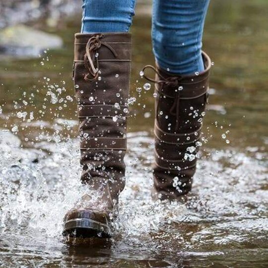 WASSERDICHTE BEQUEME STIEFEL FÜR DAMEN