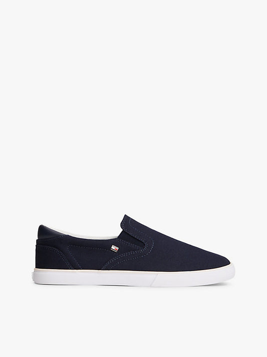 Low Profile Canvas Slip-On Trainers