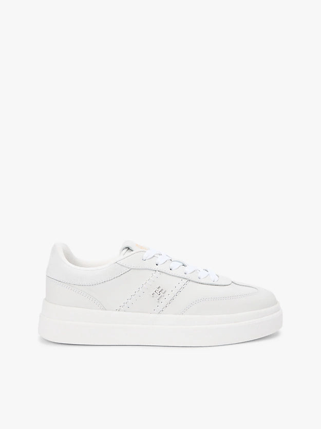 Leather Monogram Court Trainers