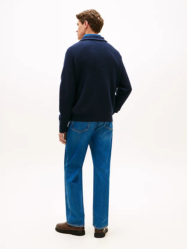 Fisherman Rib-Knit Relaxed Jumper WiWool