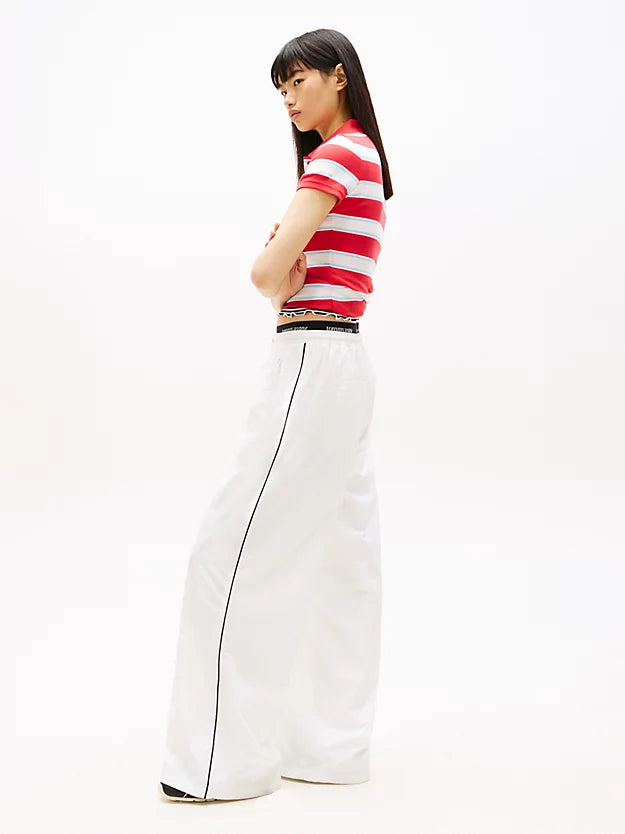 Repeat Logo Tape Wide Leg Joggers