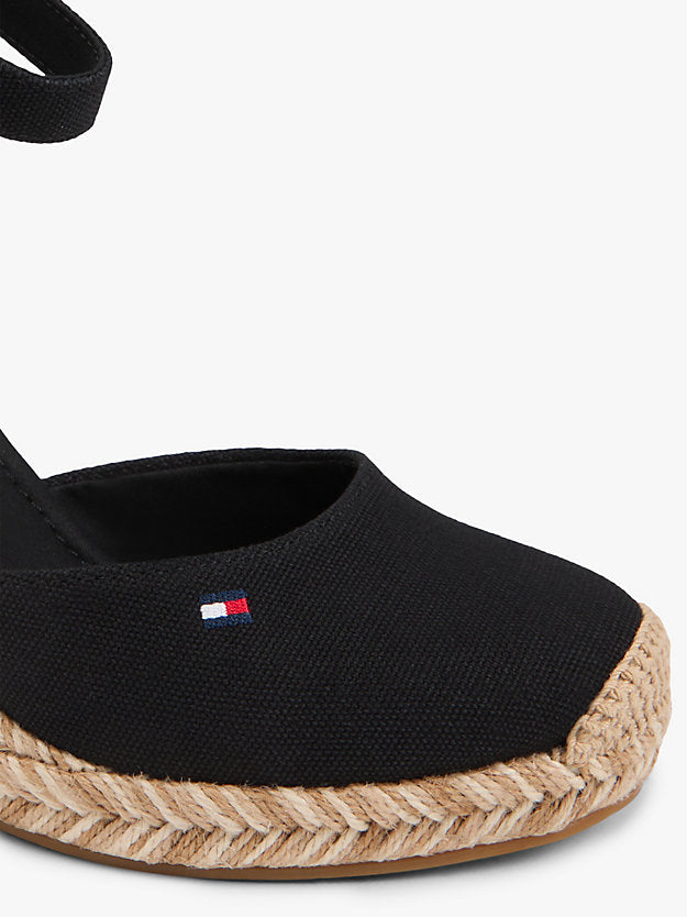 Canvas High Wedge Espadrilles