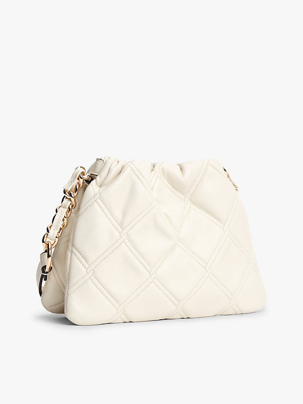 Quilted Chain Monogram Crossbody Bag