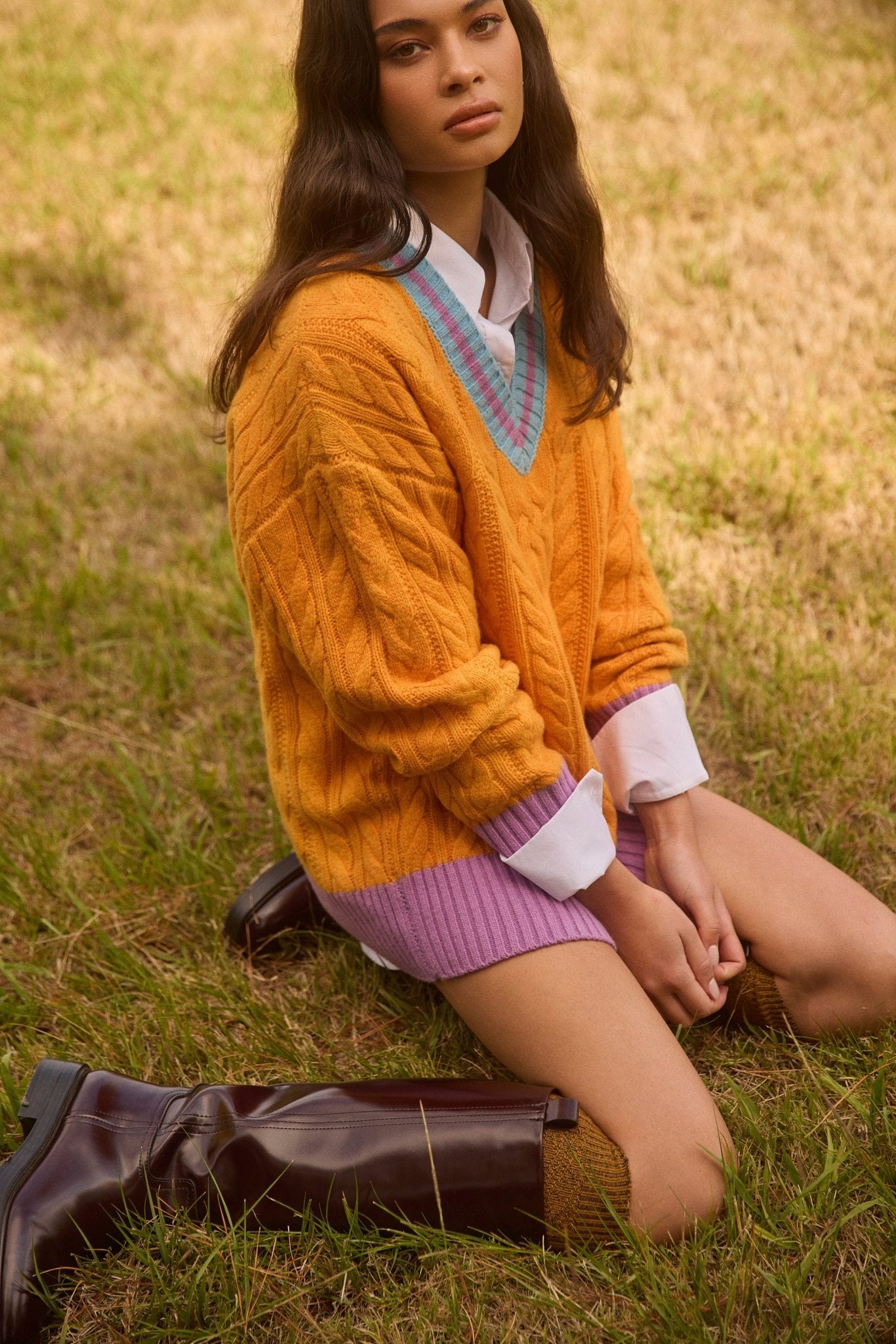 Halcyon Cable Knit Jumper