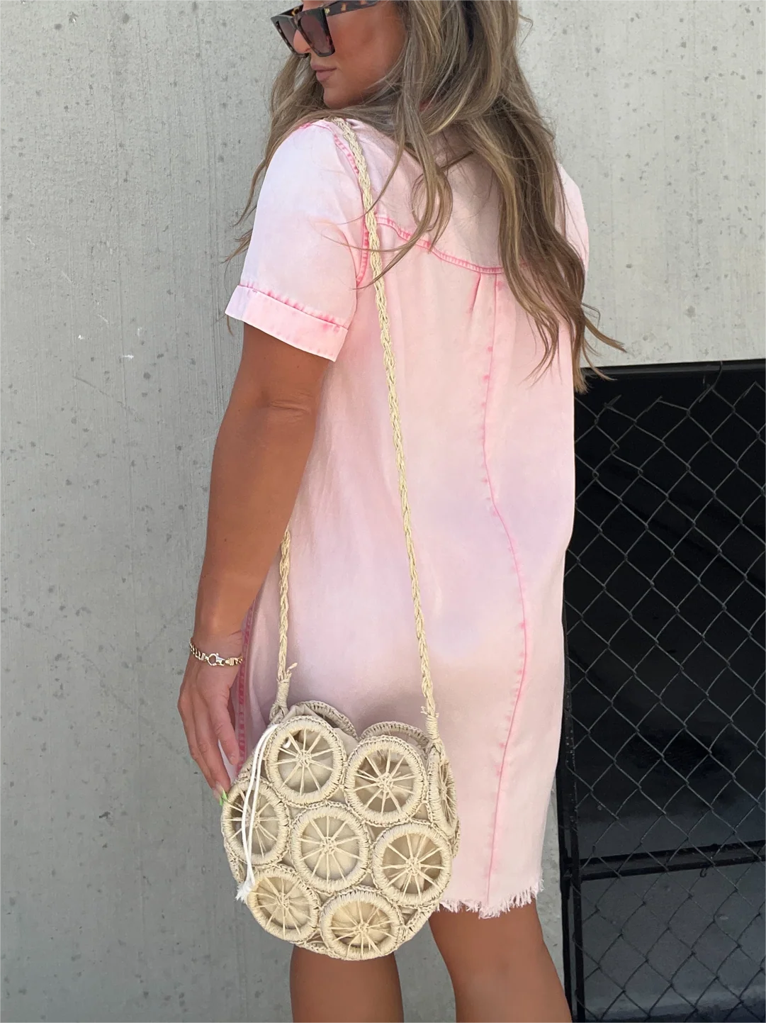 Nouvelle robe chemise lavée pour femme (2 achetées, livraison gratuite)