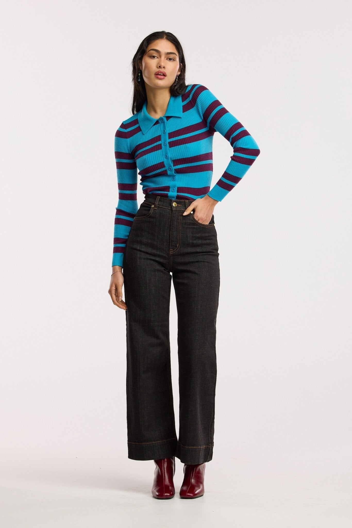 Merino Traveller Rib Polo